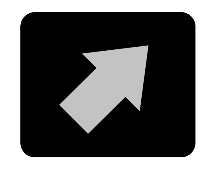 黒四角ボタン灰矢印2