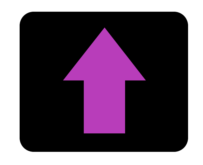 黒四角ボタン紫色矢印