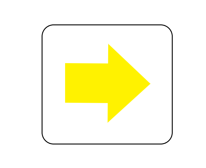 四角ボタン矢印うすい黄色3