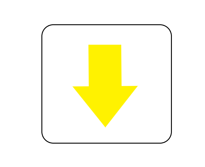 四角ボタン矢印うすい黄色5