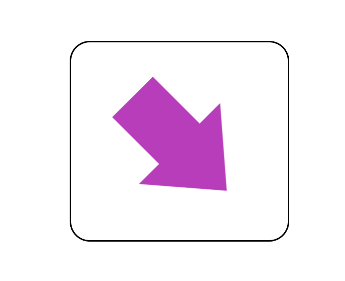 四角ボタン矢印紫色4