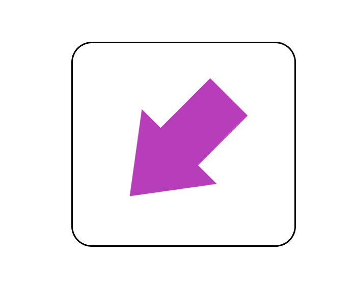 四角ボタン矢印紫色6