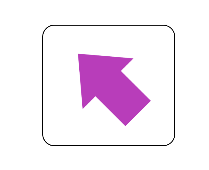 四角ボタン矢印紫色8